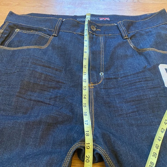 Coogie Jeans Men's 44 x 34 Dark Blue jeans Embellished - Picture 4 of 15